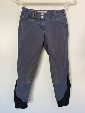 Worn Navy Tredstep Symphony Knee Patch Breeches